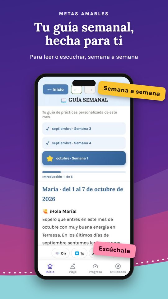 Tu guía semanal, hecha para ti
